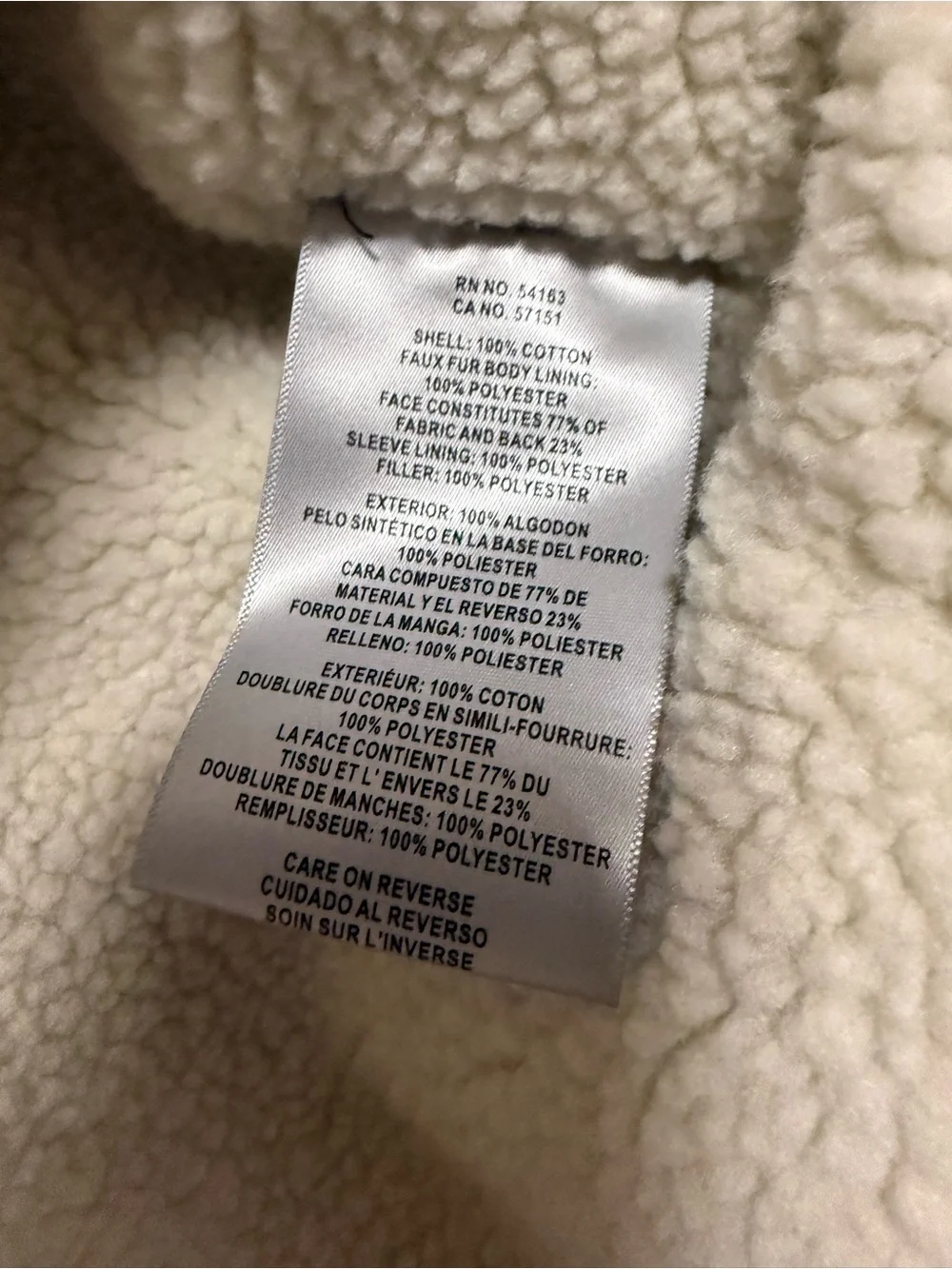 Levi’s Big and Tall Sherpa Lines Corduroy Trucker Jacket